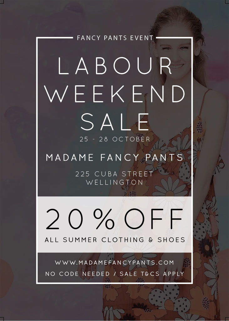 LABOUR DAY SALE!