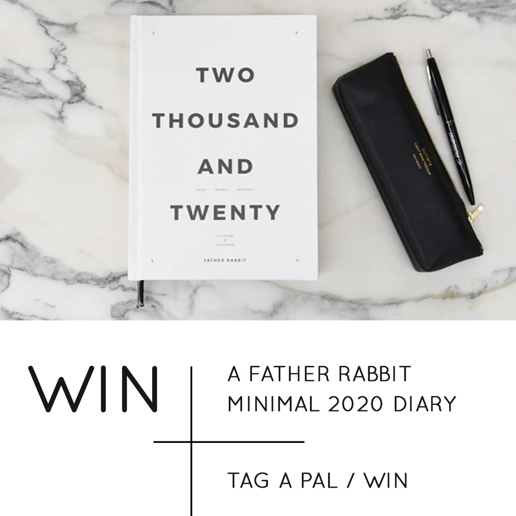 WIN! A Father Rabbit 2020 Minimal diary