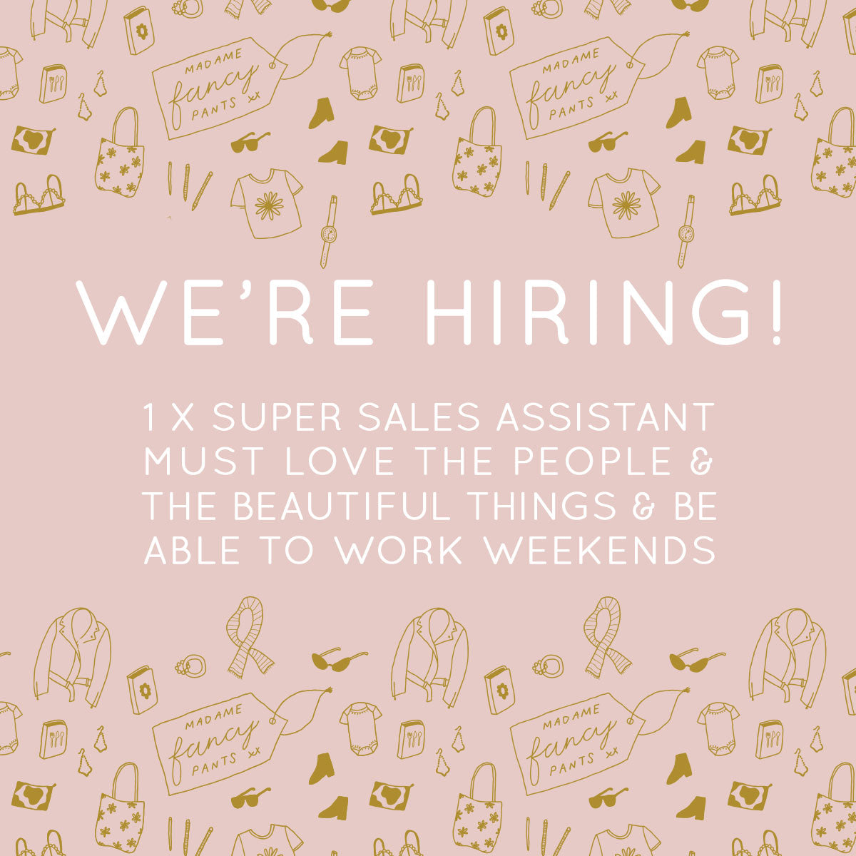 Work with us!