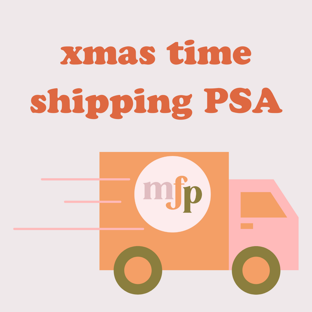 2022 Christmas Shipping PSA!