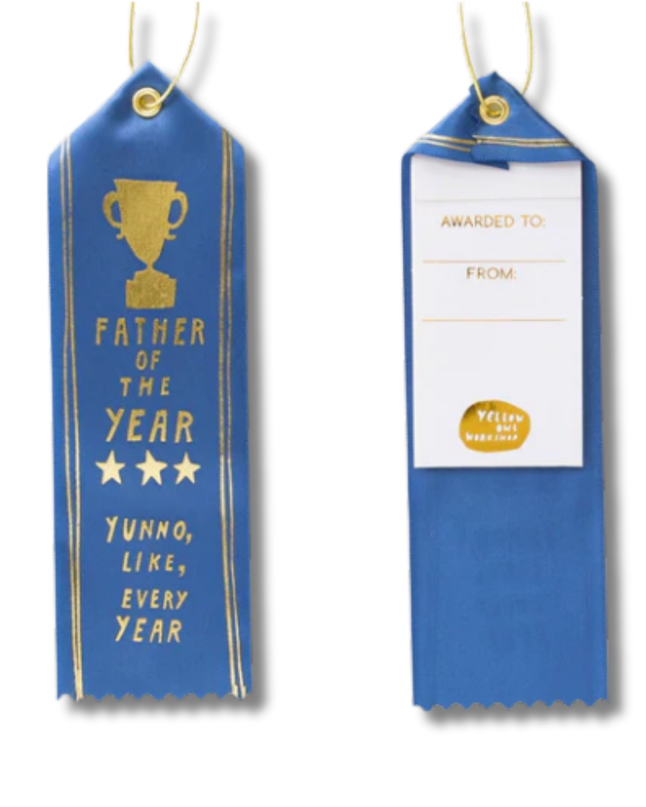 Award Ribbon / Bookmark w Note - Father of the Year Every Year
