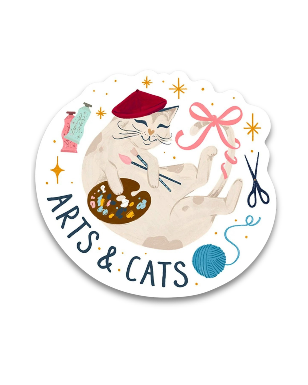 Vinyl Sticker - Arts & Cats