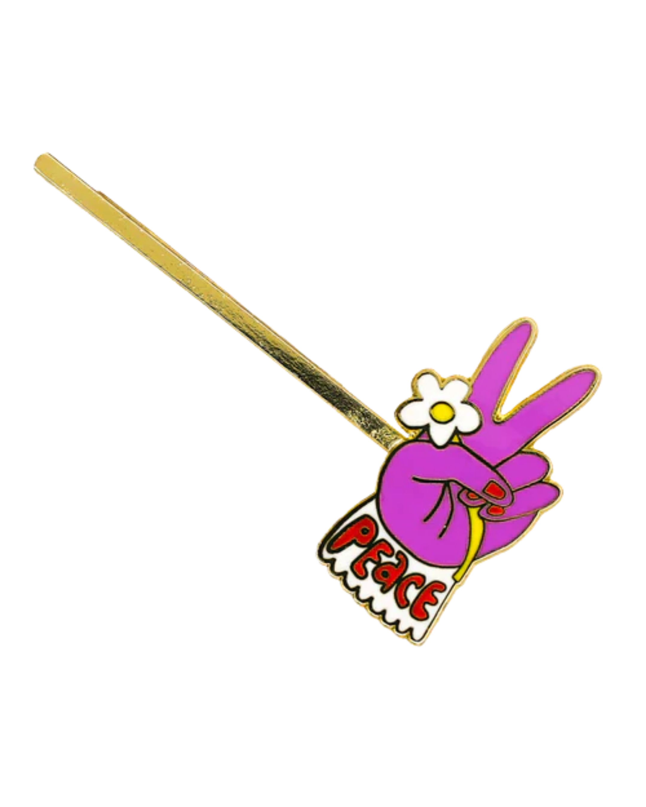 Cloisonné Hair Pin - Peace