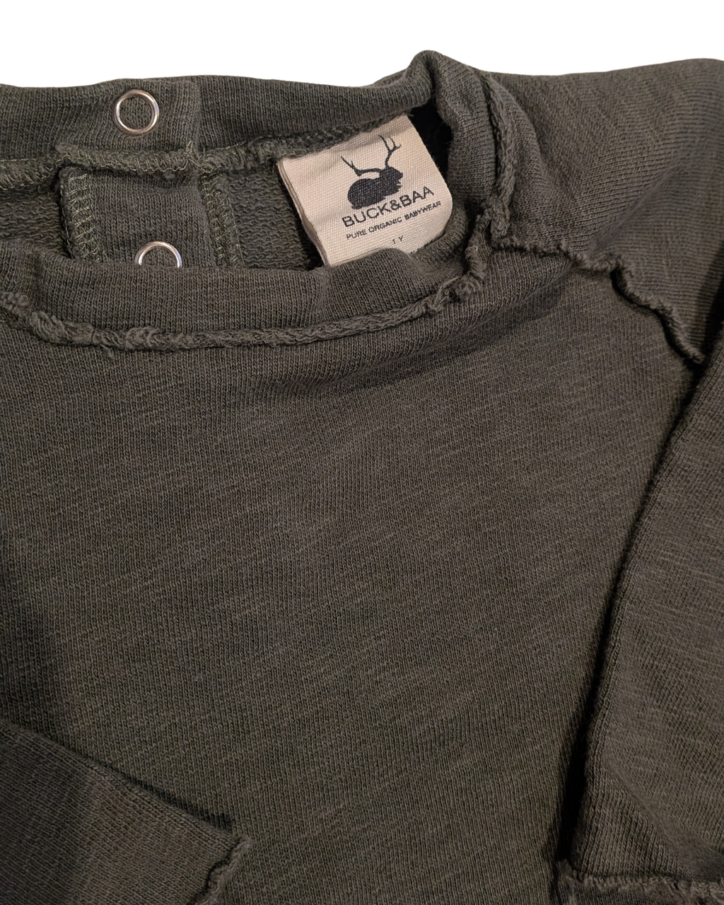 Pre-Loved Baby - Green Sweater - Buck & Baa - 1y