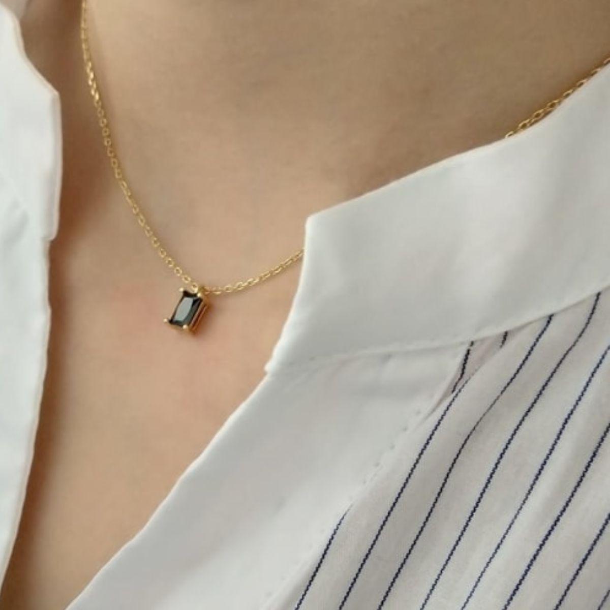 Hot Chocolate Necklace - Gold & Brown