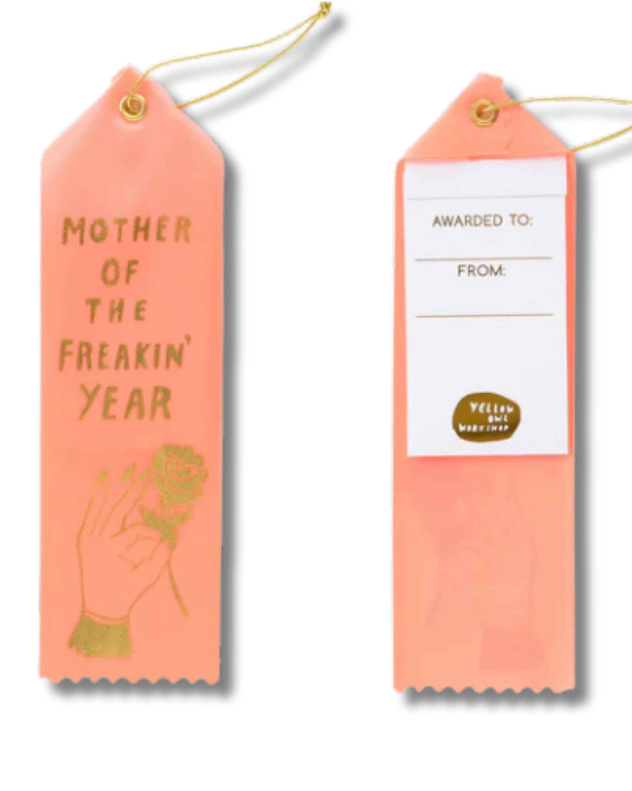 Award Ribbon / Bookmark w Note - Mother of the Freakin Year