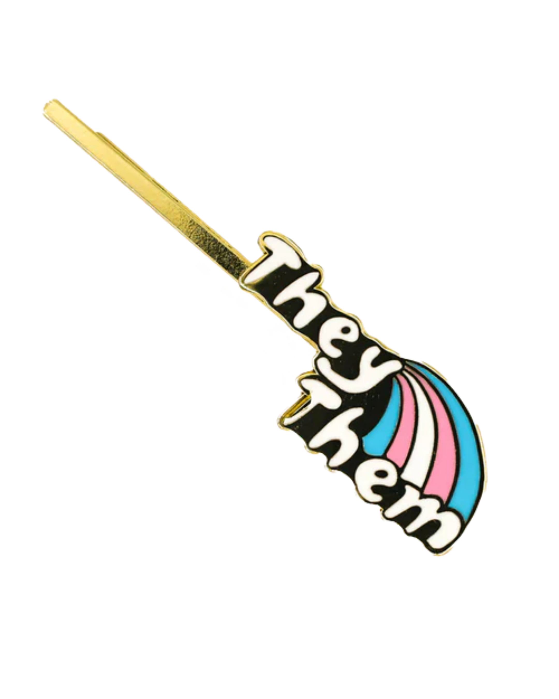 Cloisonné Hair Pin - They Them