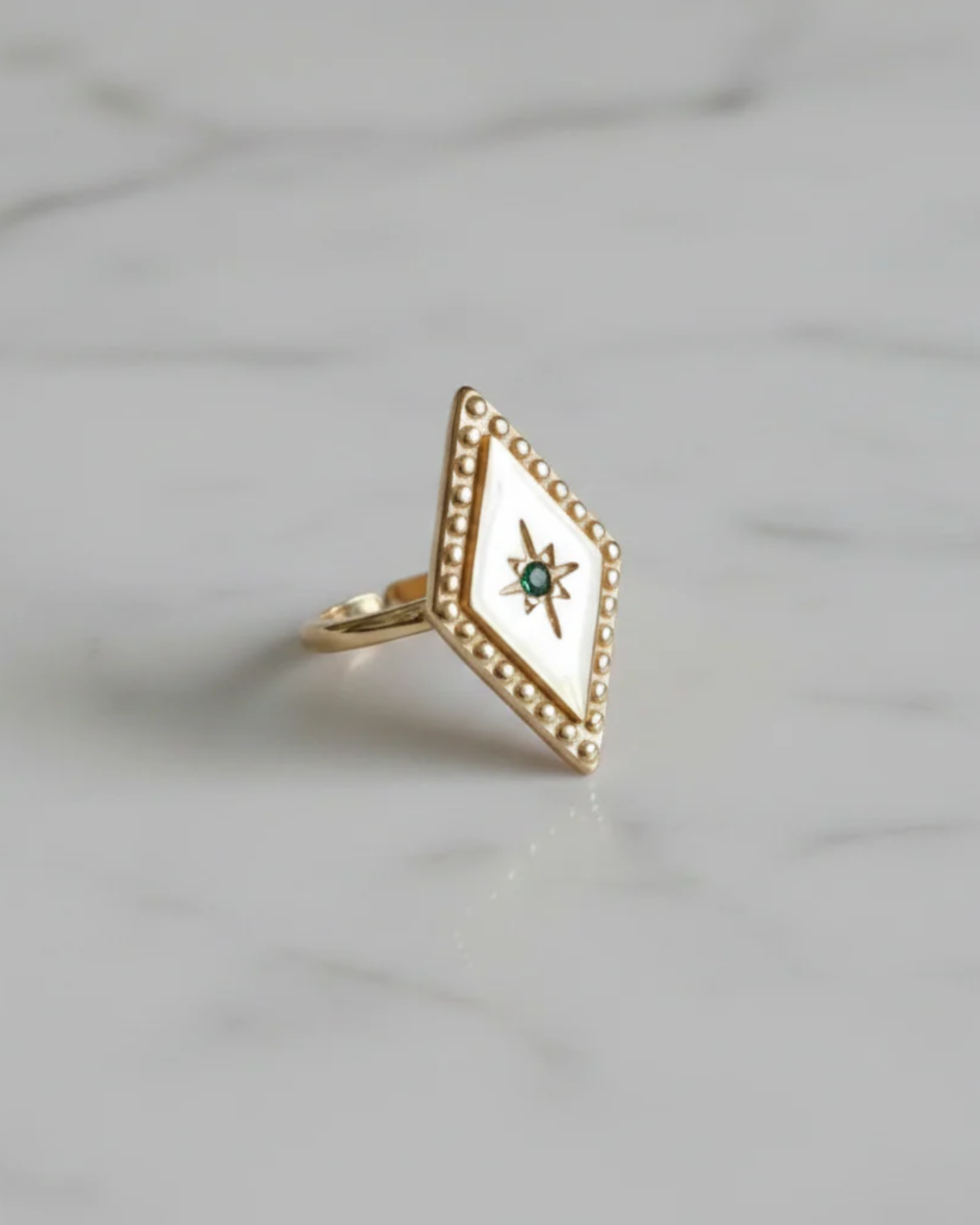 Flapper Adjustable Ring - Gold