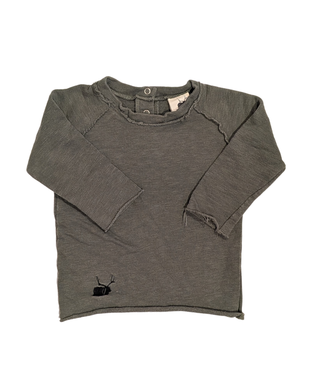 Pre-Loved Baby - Green Sweater - Buck & Baa - 1y