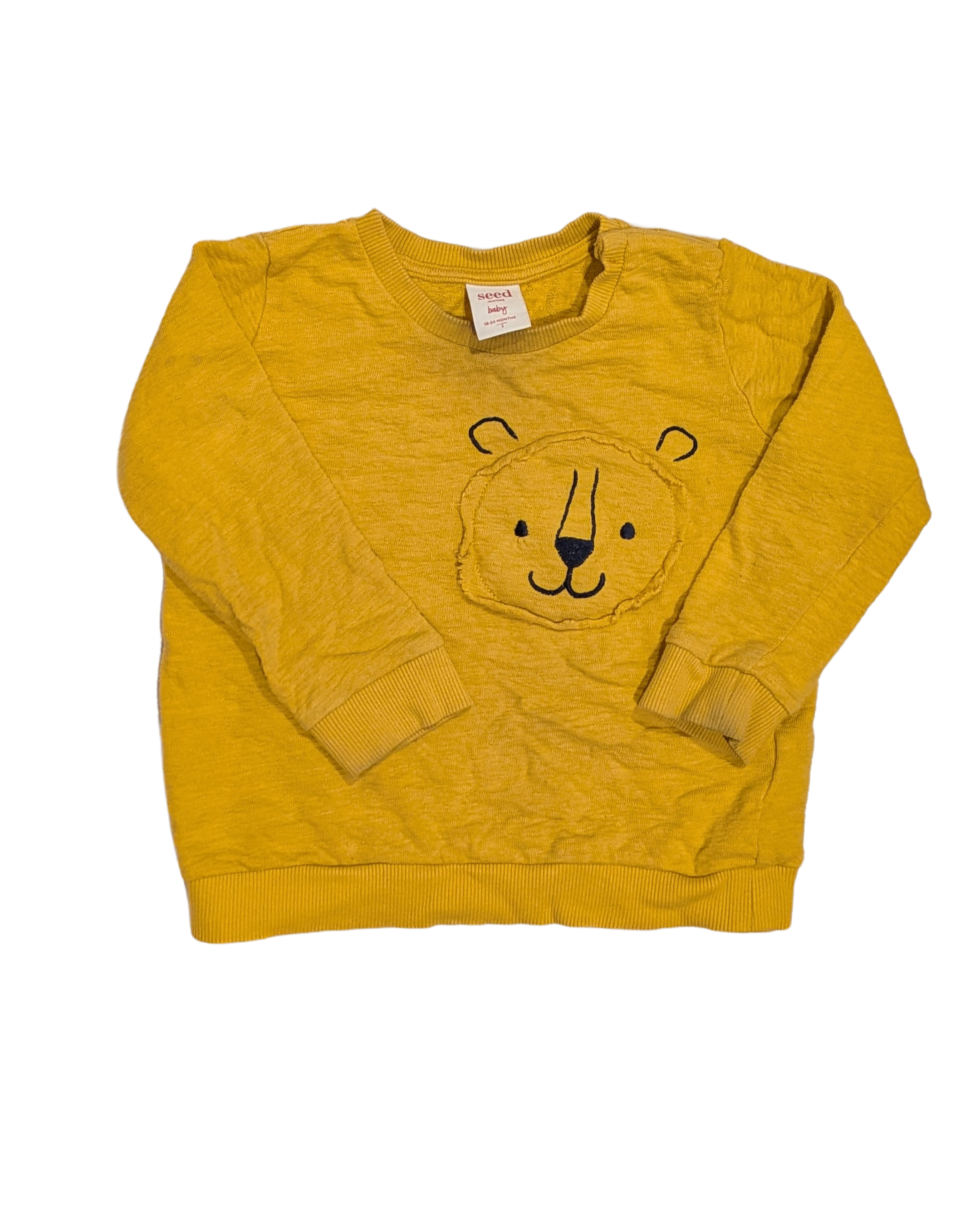 Pre-Loved Baby - Lion Sweat - Seed - 18-24mth