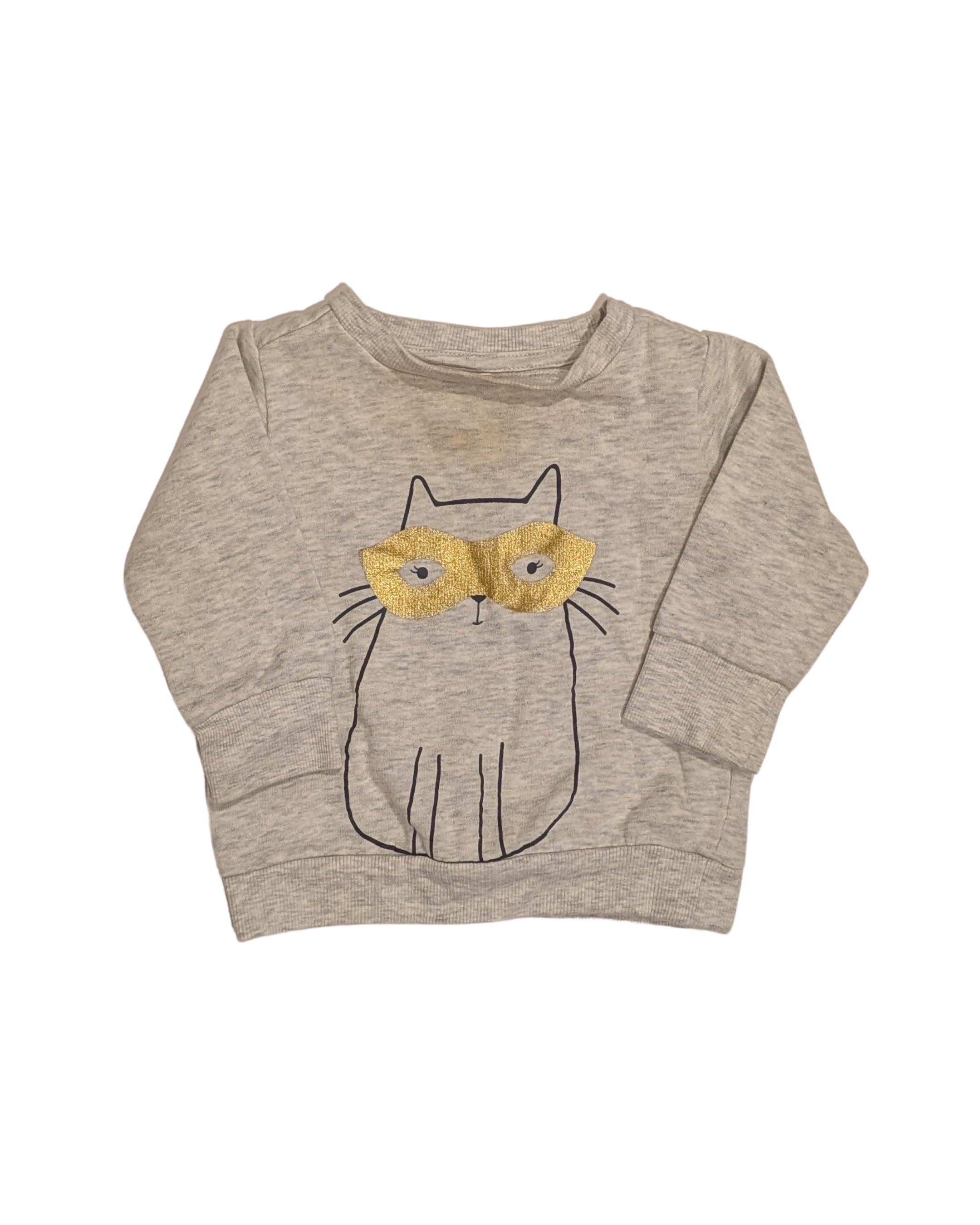 Pre-Loved Baby - Bandit Cat Sweat - Hippo - 6-9mths