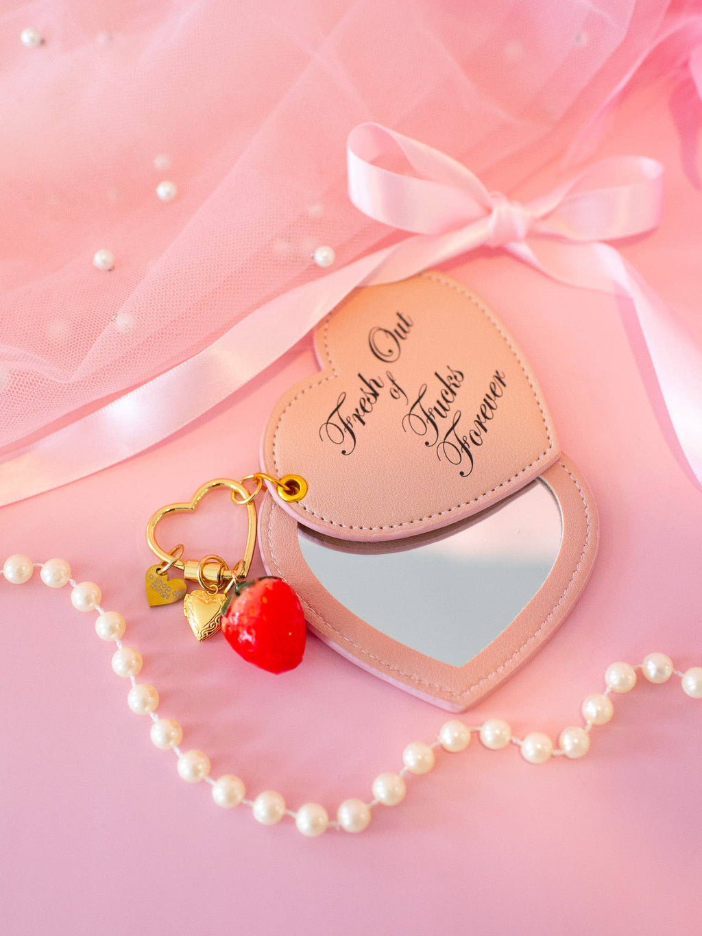 Keyring / Bag Charm - Fresh Out Of F*cks Mirror