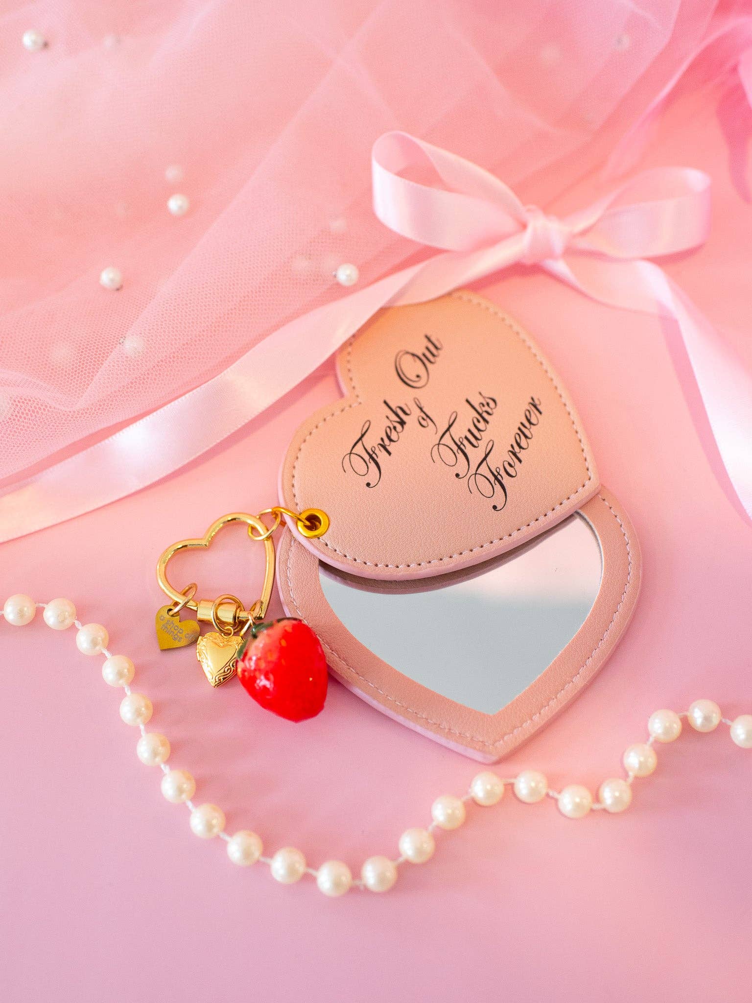 Keyring / Bag Charm - Fresh Out Of F*cks Mirror