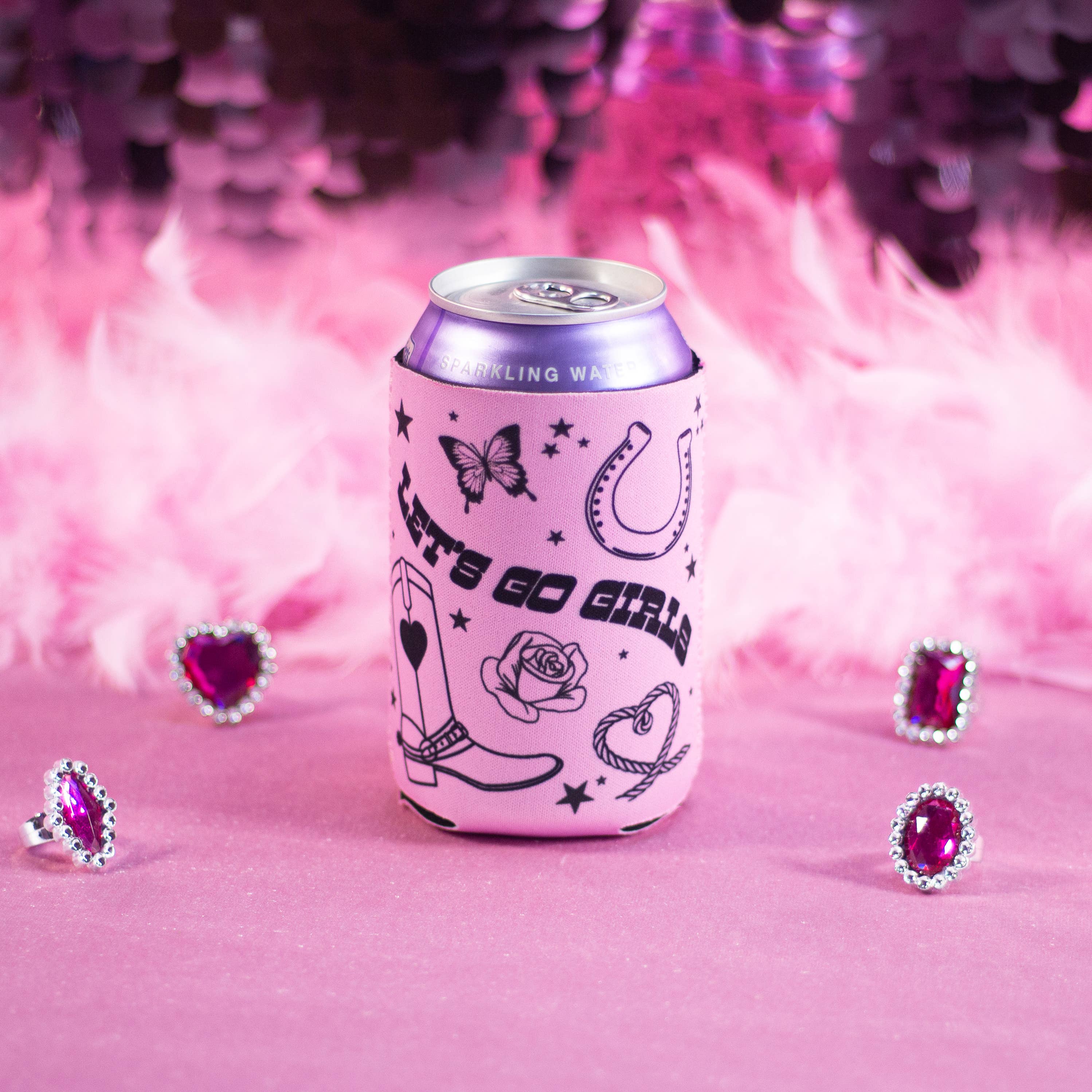 Beer/Drink Can Koozie - Let's Go Girls