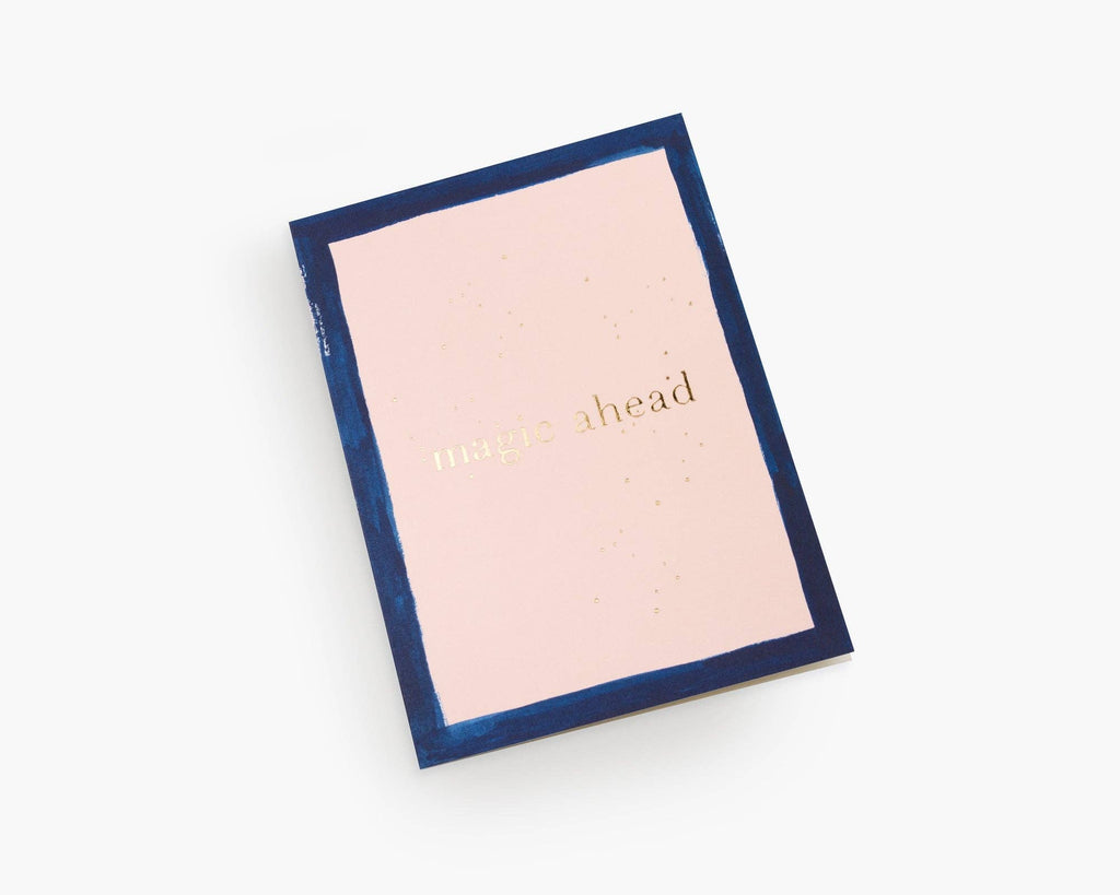Encouragement Card - Magic Ahead Gold-foil