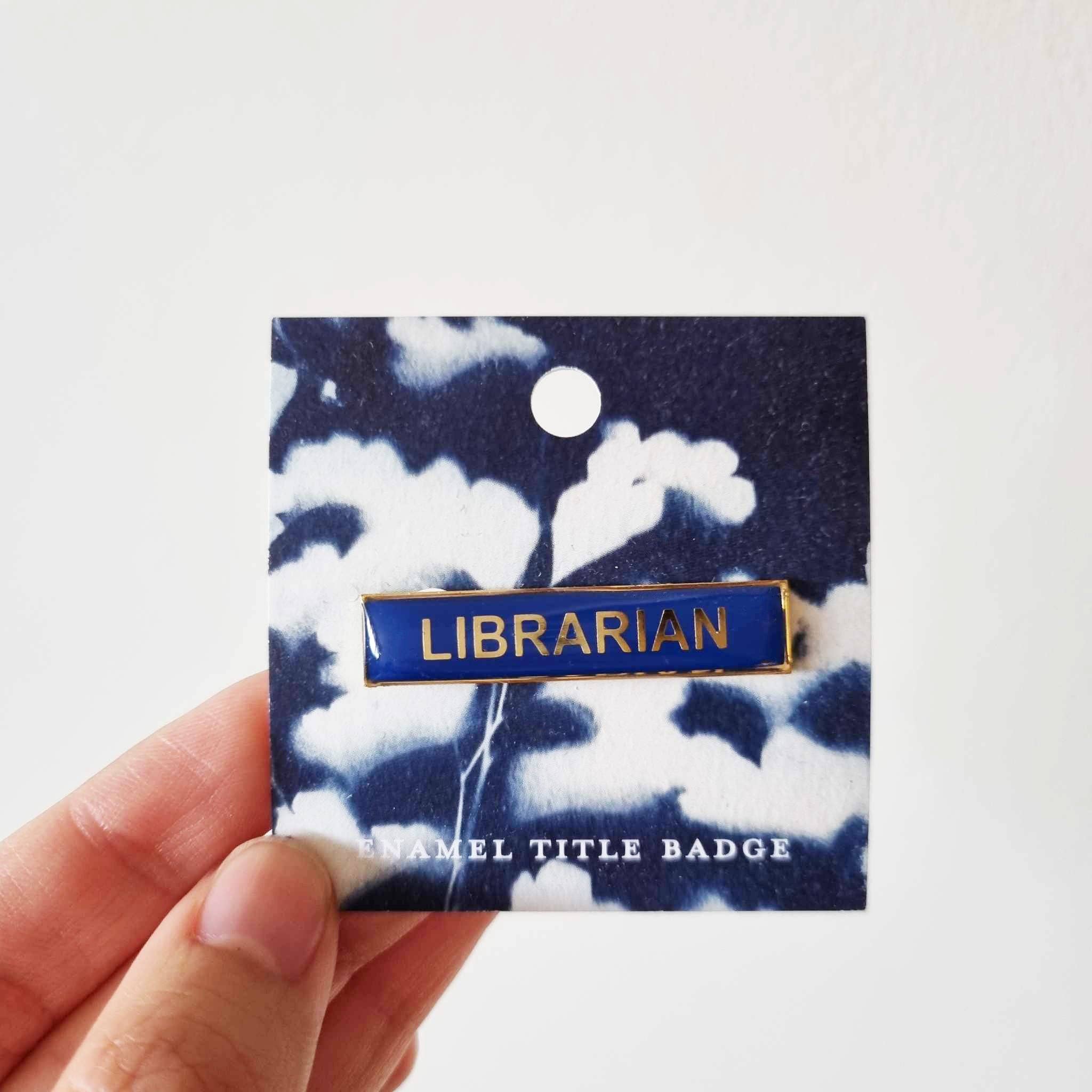 Enamel Title Pin Badge - E-Reader