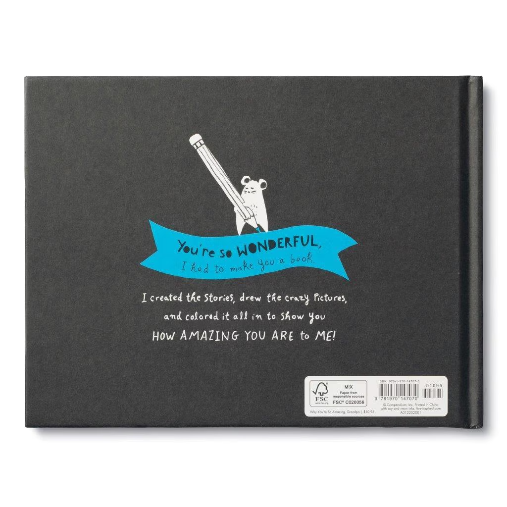 Kids Activity Book - Why You're So Amazing Grandpa