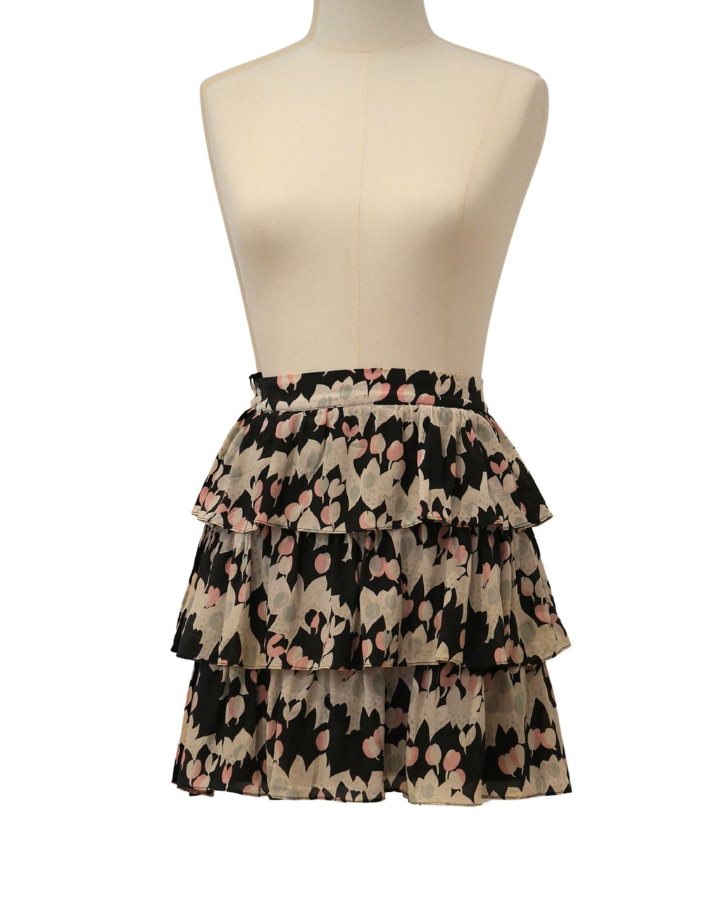 PRE-LOVED / Sportsgirl - "Rara" Skirt Floral - Sz 14