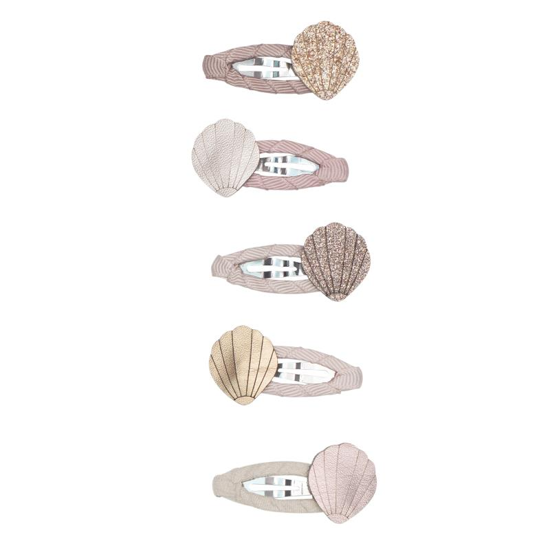 Mini Hair Clip Set - Shells