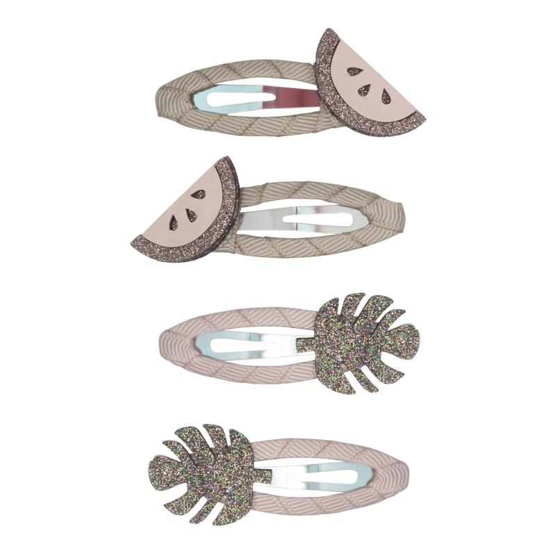 Hair Clip Set - Watermelon Forest