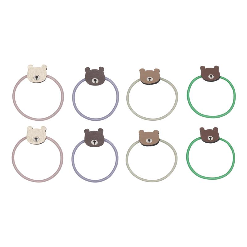 Hair Ponytail Tie Set - Billy Bear