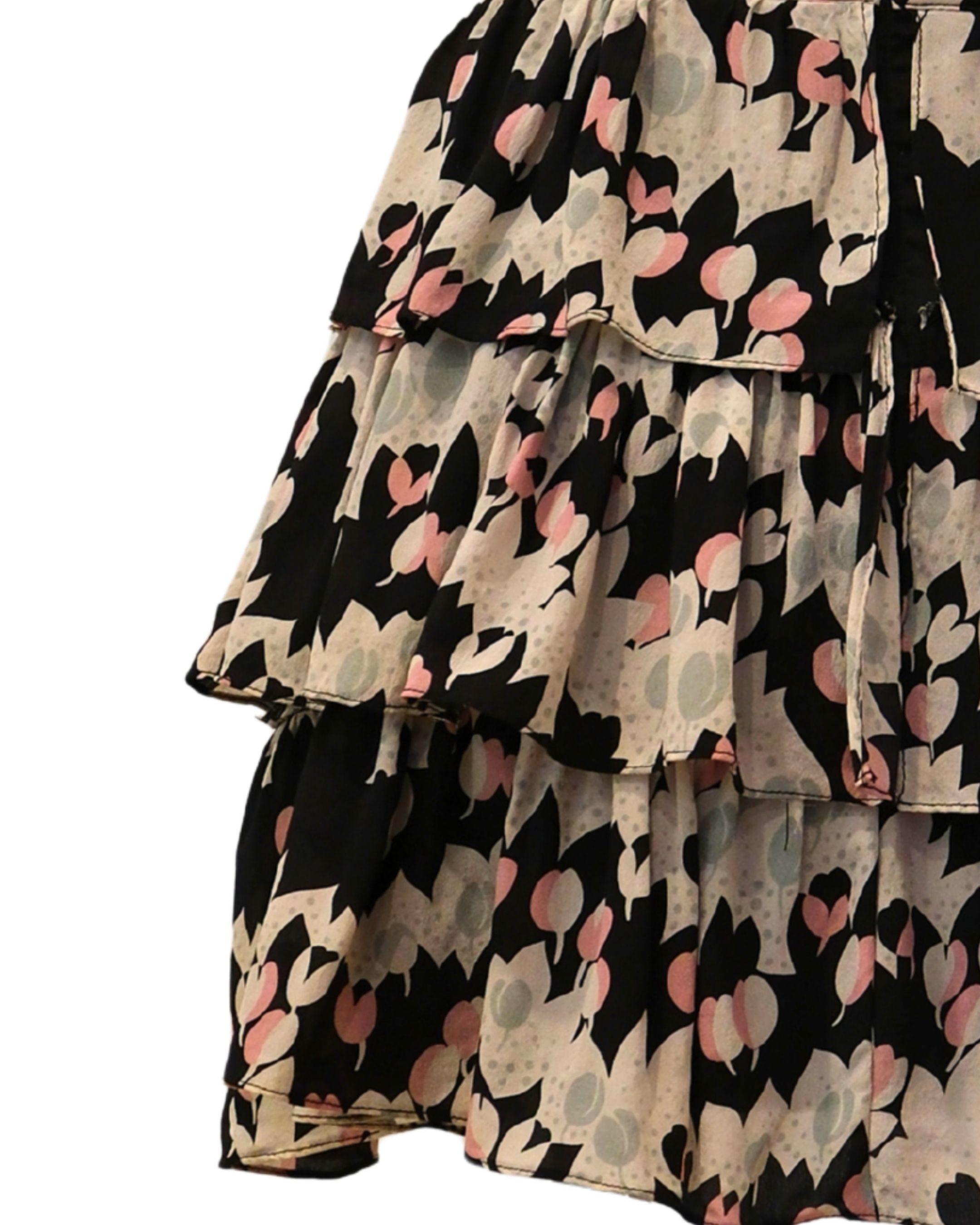 PRE-LOVED / Sportsgirl - "Rara" Skirt Floral - Sz 14