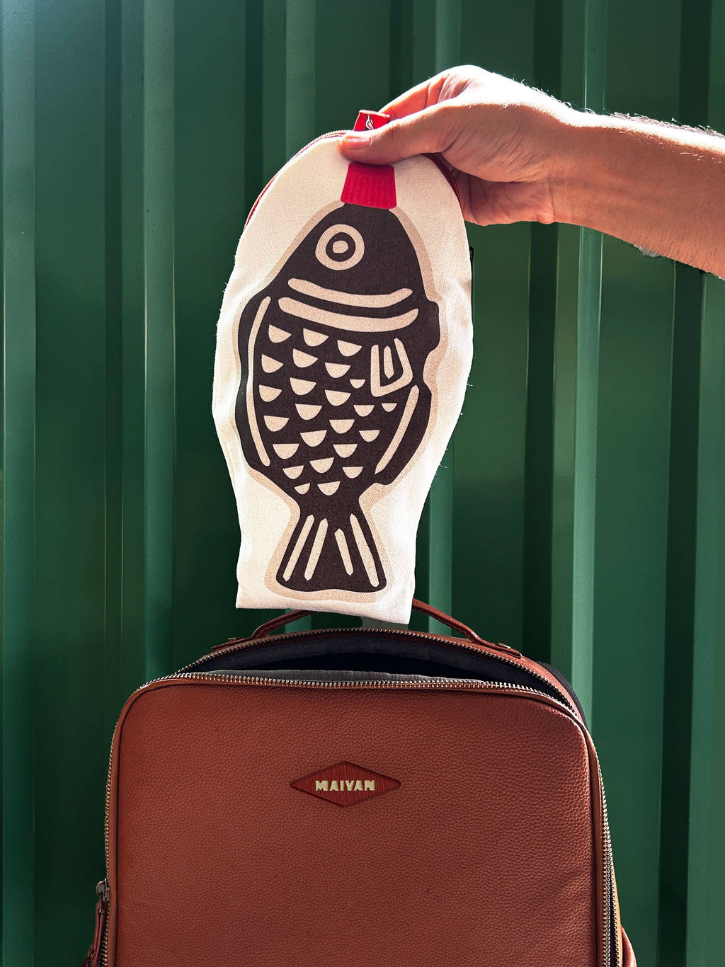 Canvas Pouch/Pencil Case - Soy Fish