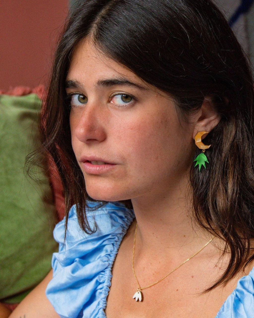 Assembled Story Drop Earrings