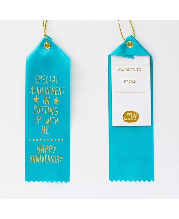 Award Ribbon / Bookmark w Note - Anniversary / Putting Up With Me