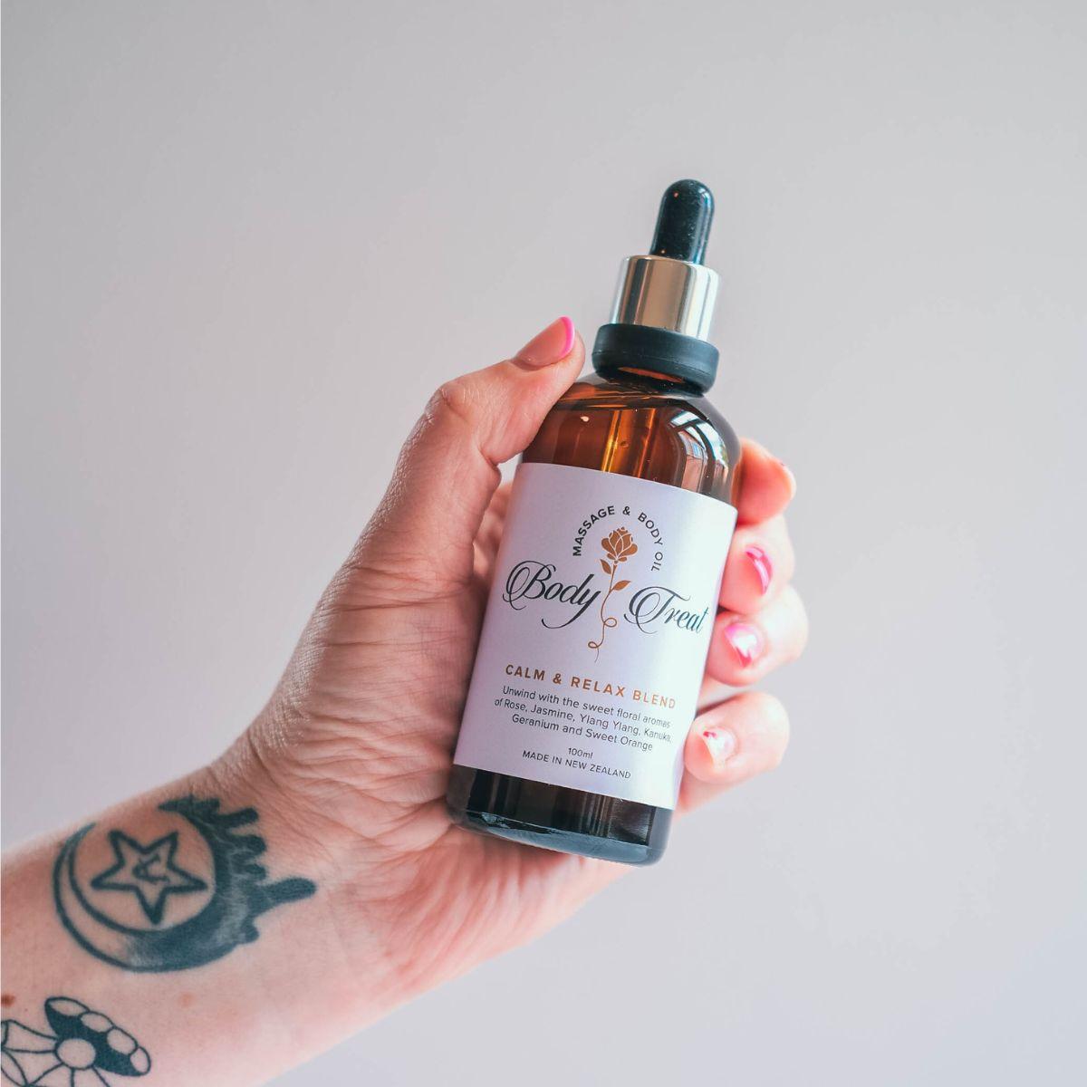 Massage and Body Oil - Calm and Relax Blend