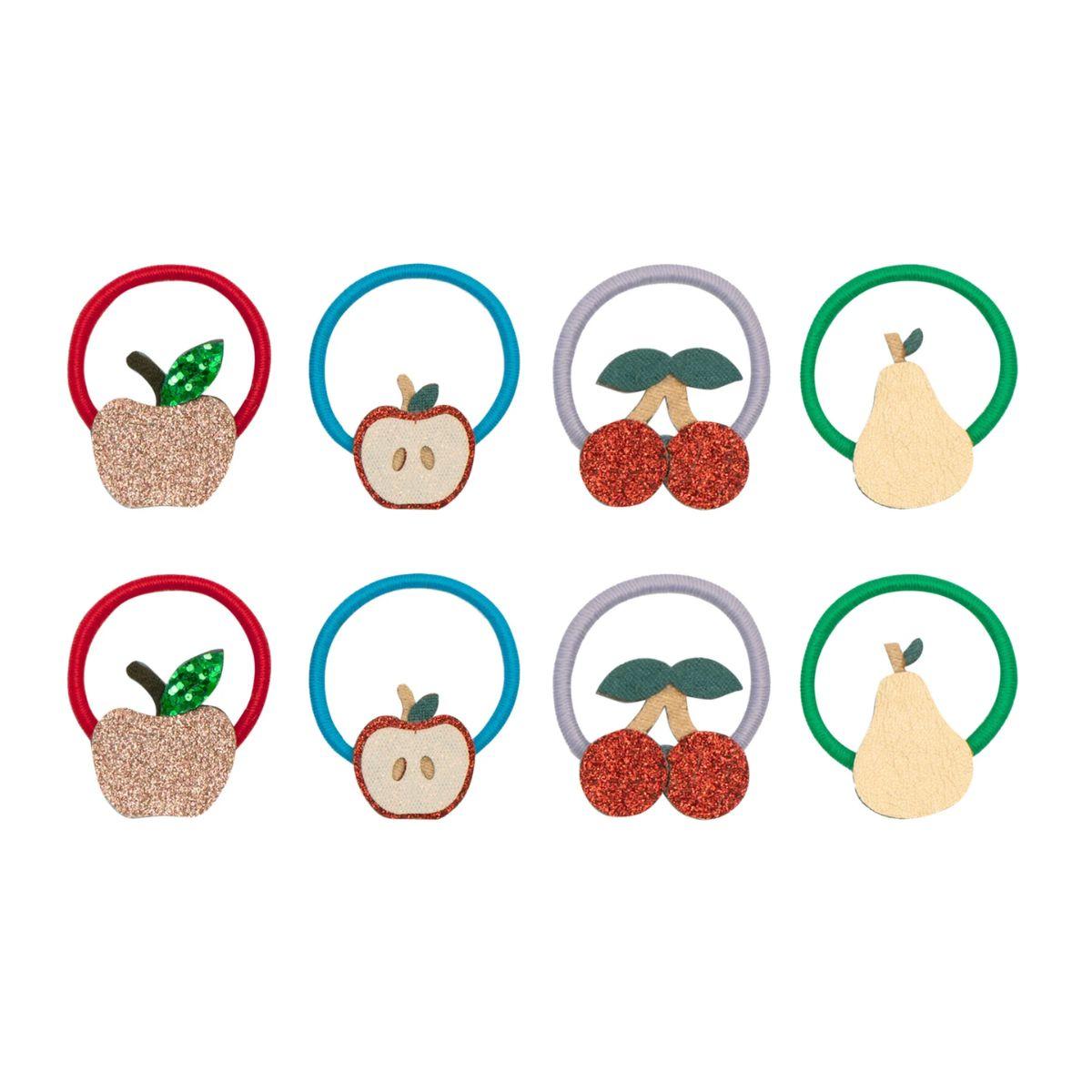 Mini Hair Ponytail Tie Set - Fruity