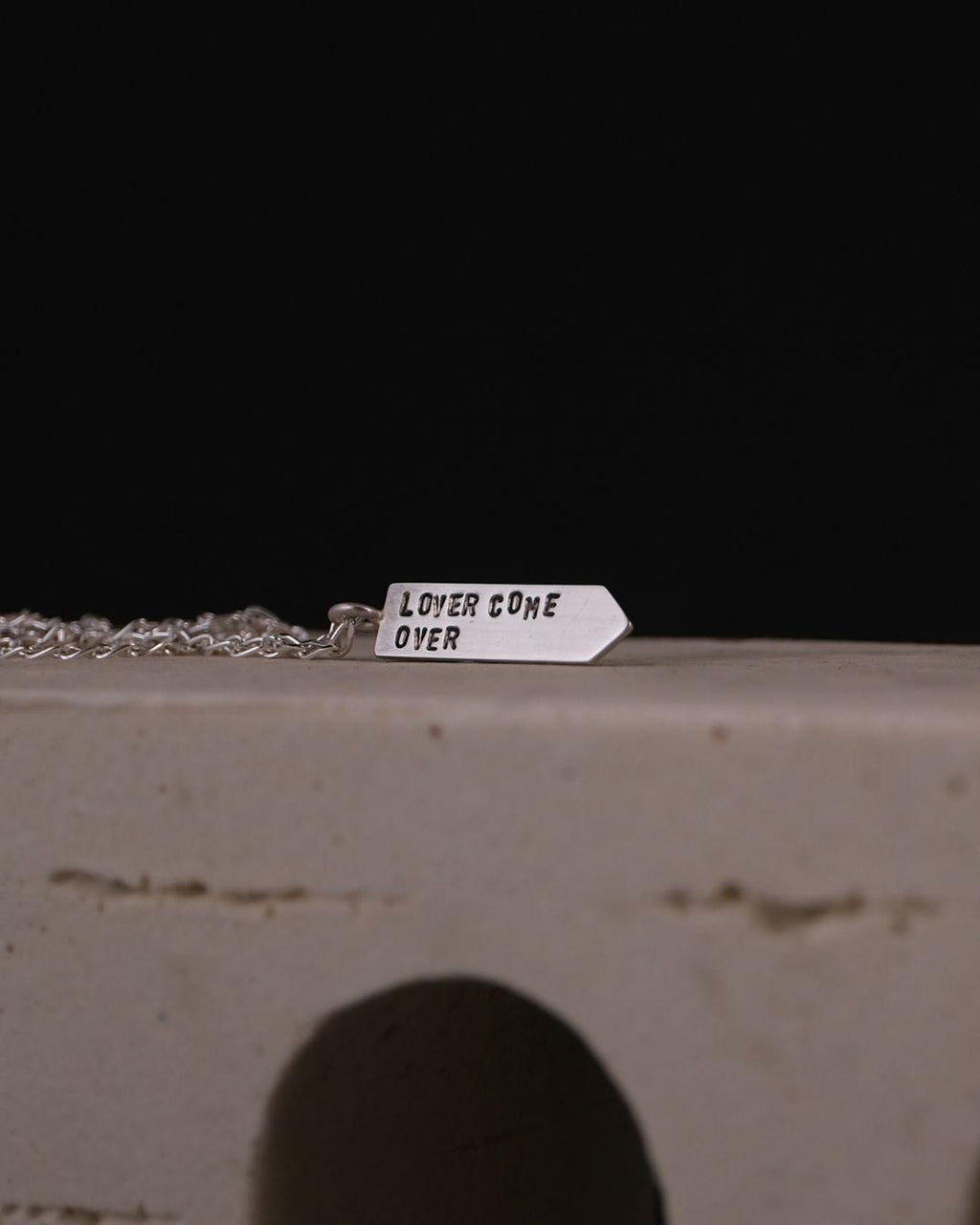 Silver Custom Pennant Necklace - Gonfalon [Made To Order]