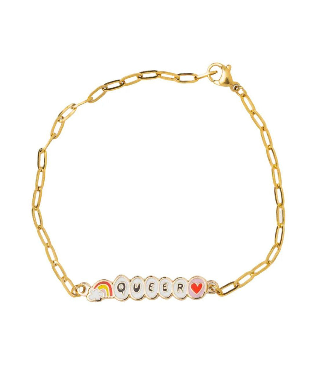 Gold Cloisonné Bracelet - Queer
