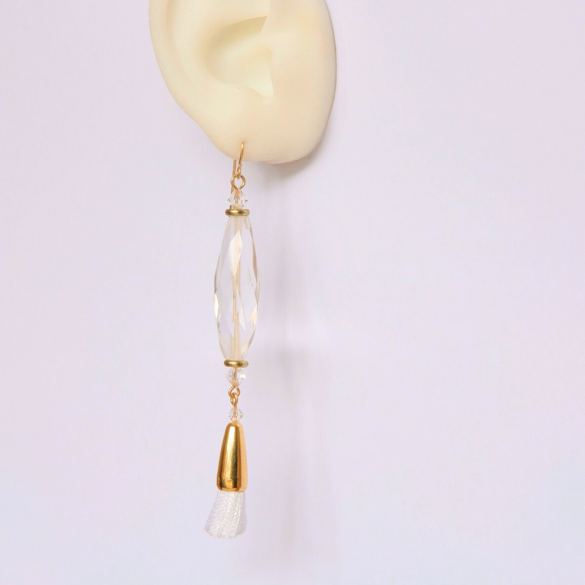 Chrysalis Earrings - Clear Quartz