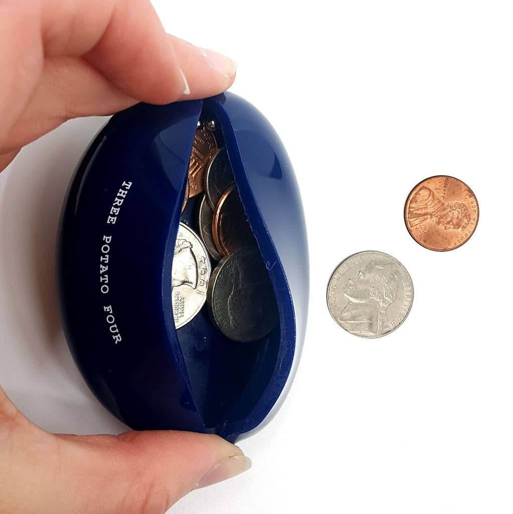 Coin Keyring Pouch - Record Money (Black)