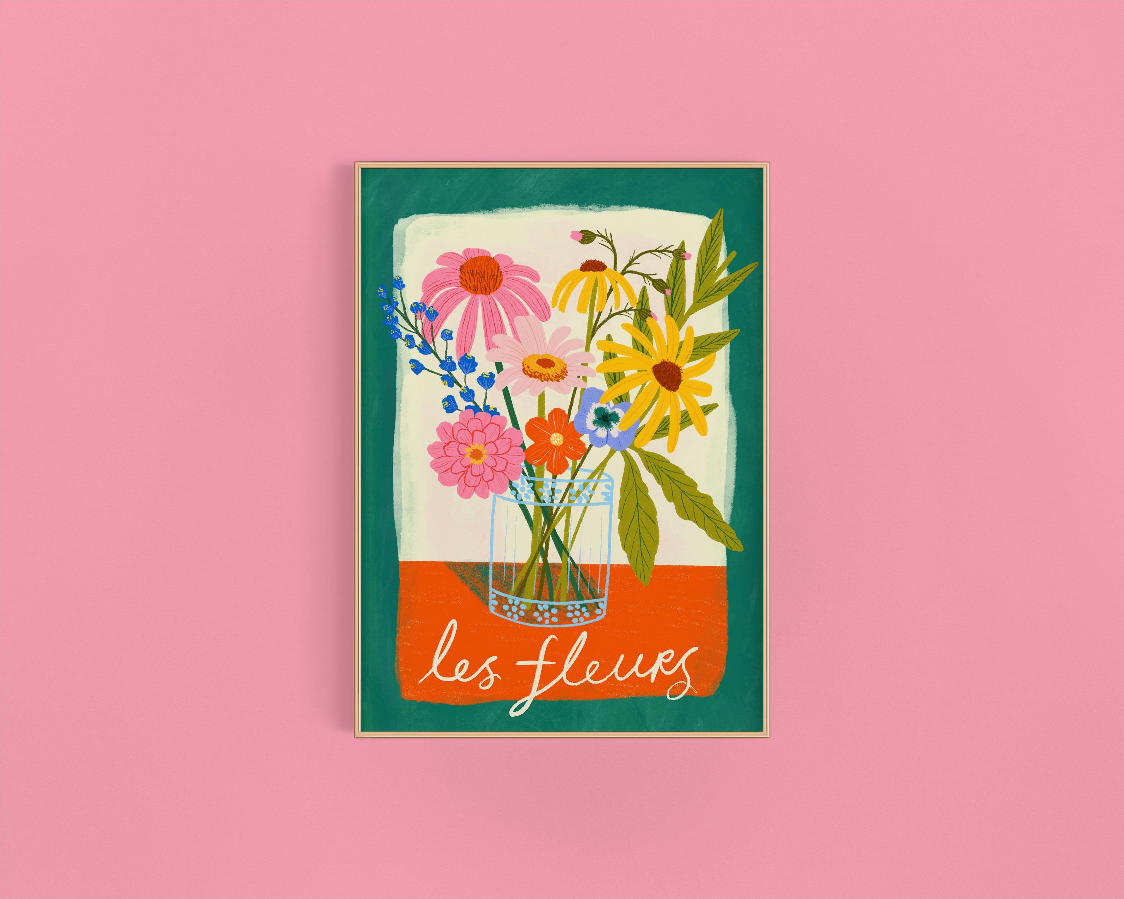 A3 Art Print - Les Fleurs