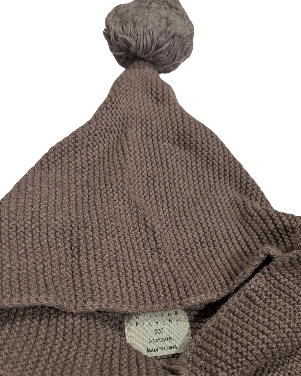 Pre-Loved Baby - PomPom Knit - Wilson & Frenchie - 0-3mths