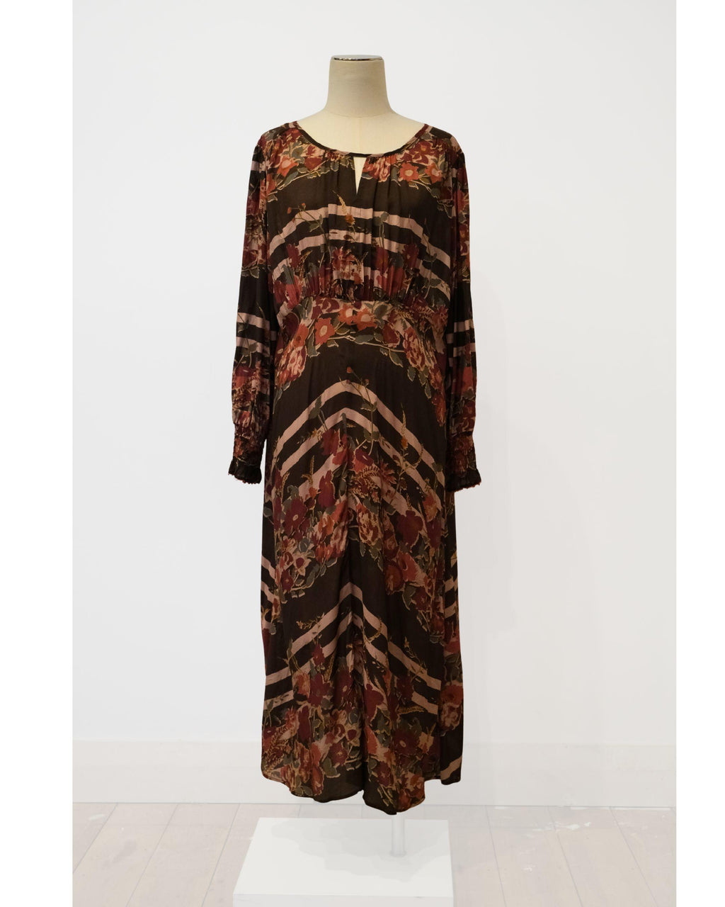 PRE-LOVED / LANIA - Muted Floral Midi Dress - Sz 16