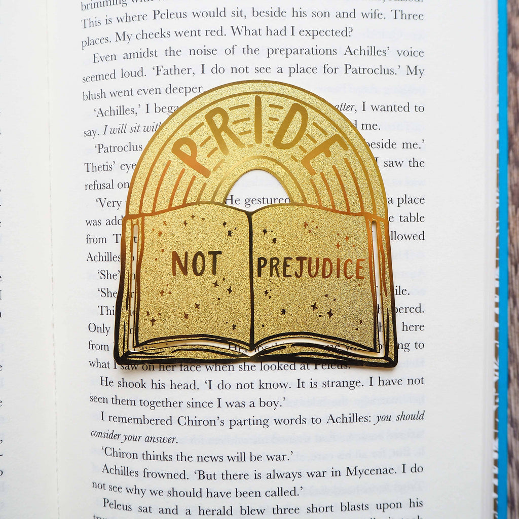 Brass Bookmark - Pride NOT Prejudice