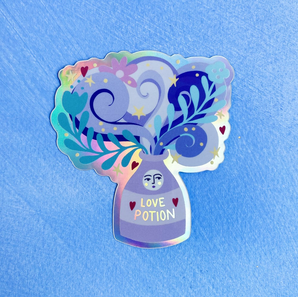 Holographic Sticker - Love Potion