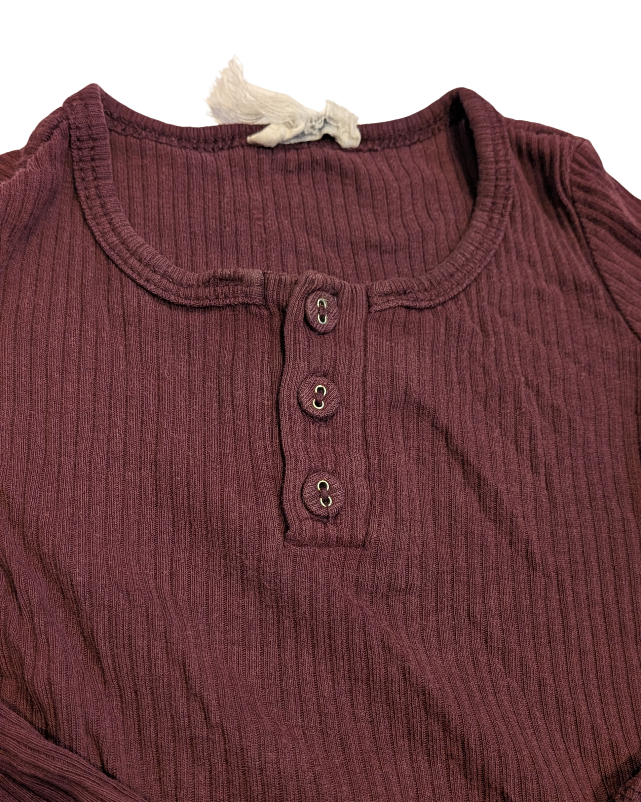 Pre-Loved Baby - LS Wine Top - Jamie Kay - 1y
