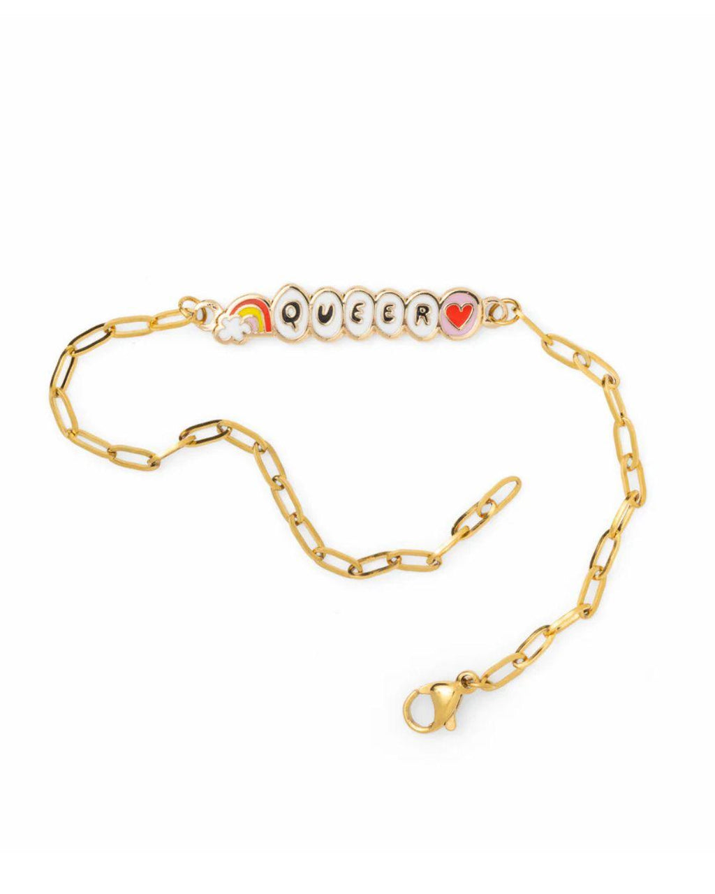 Gold Cloisonné Bracelet - Queer