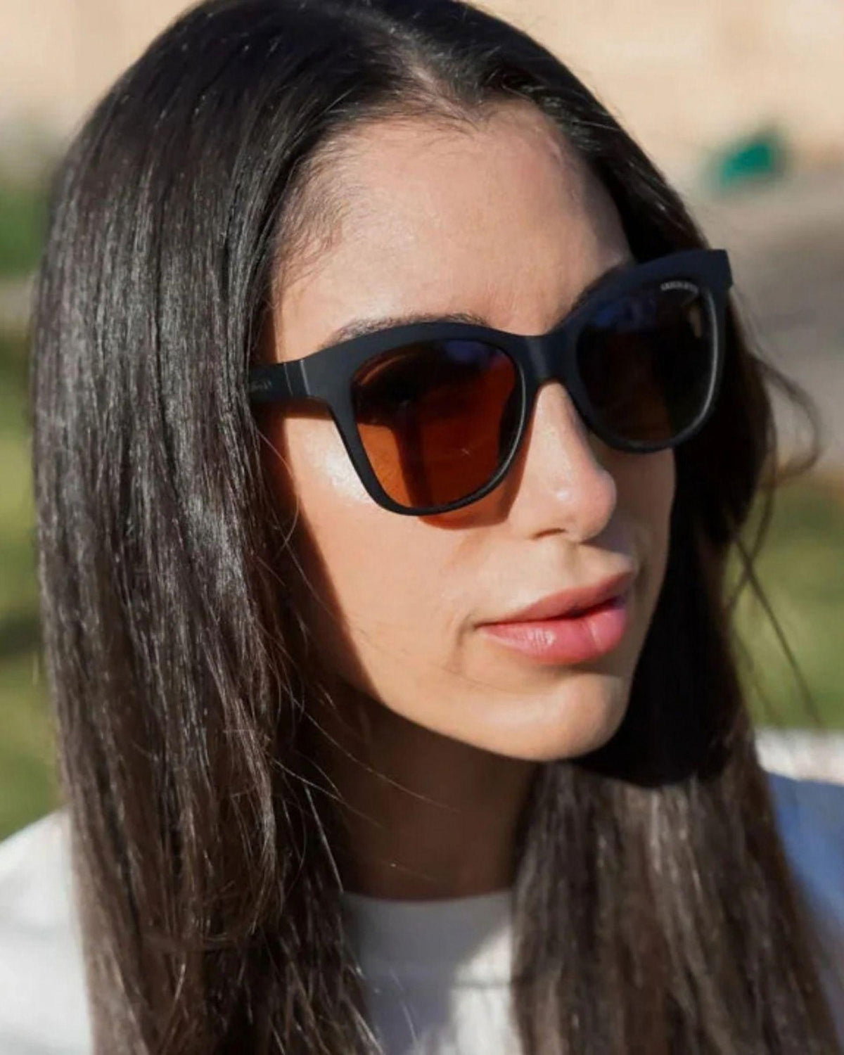 Polarized Unisex Adult Wayfarer Sunglasses - Black