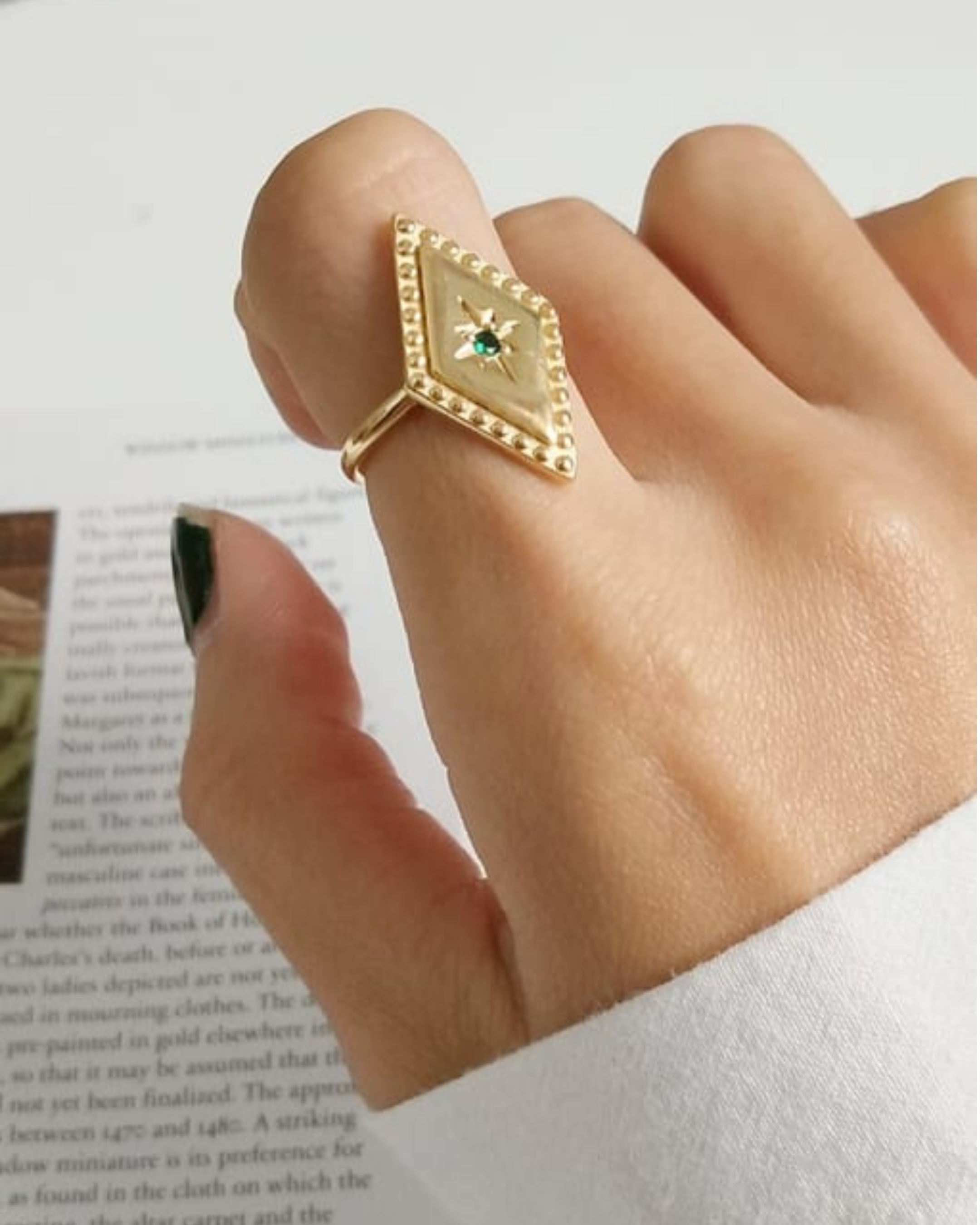 Flapper Adjustable Ring - Gold