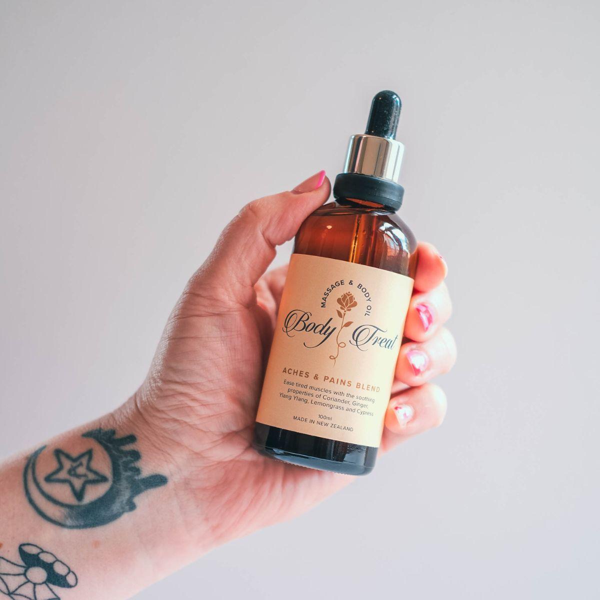 Massage and Body Oil - Aches and Pains Blend