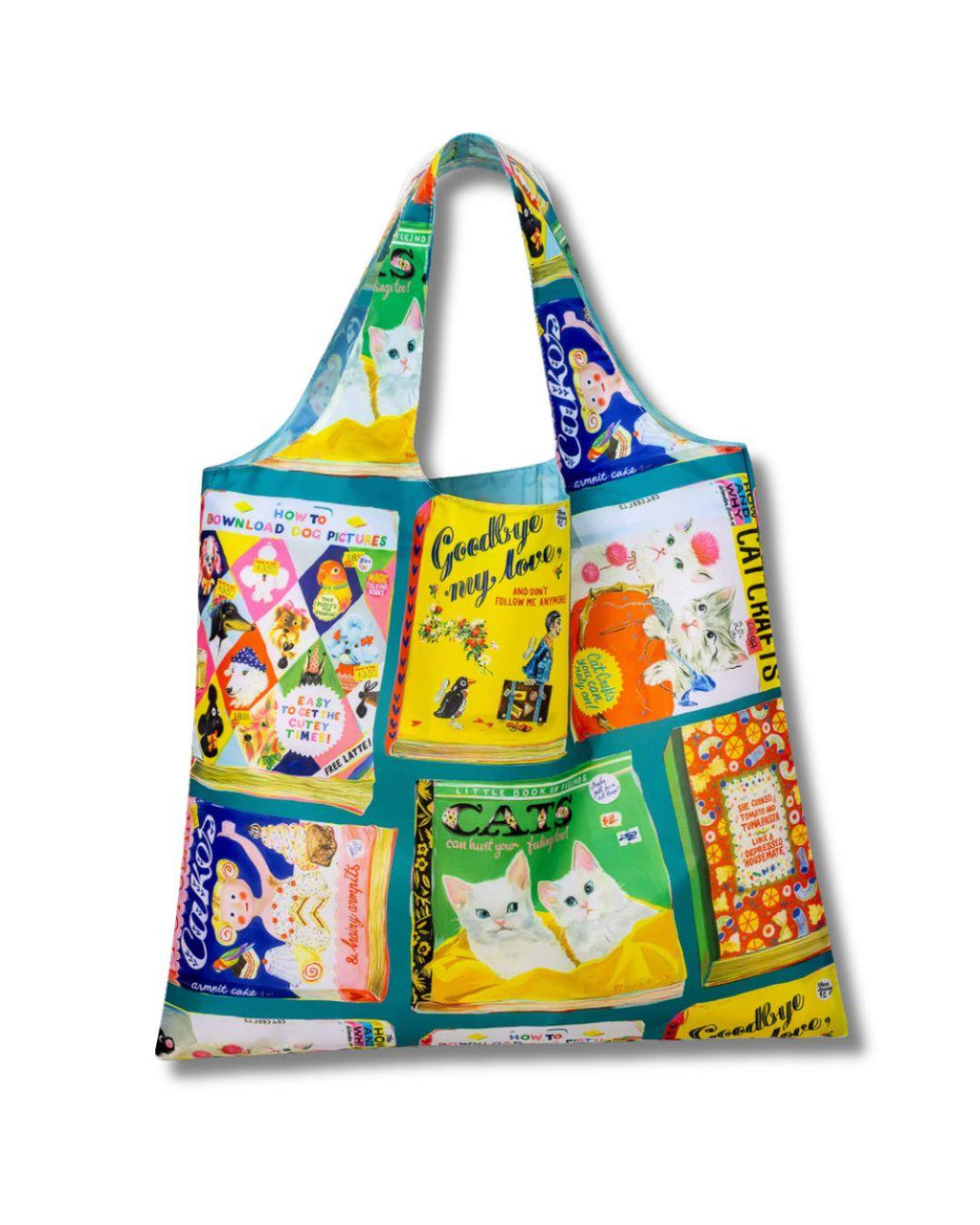 Art Sack Recycled Shopping Bag - Useless Books - Anna Hoyle