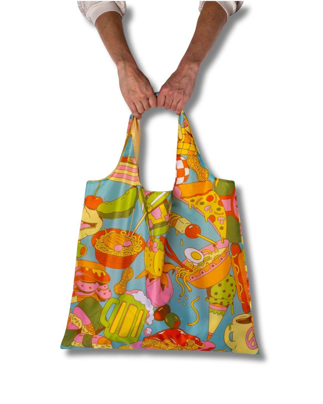 Art Sack Recycled Shopping Bag - Gourmand - Clay Hickson
