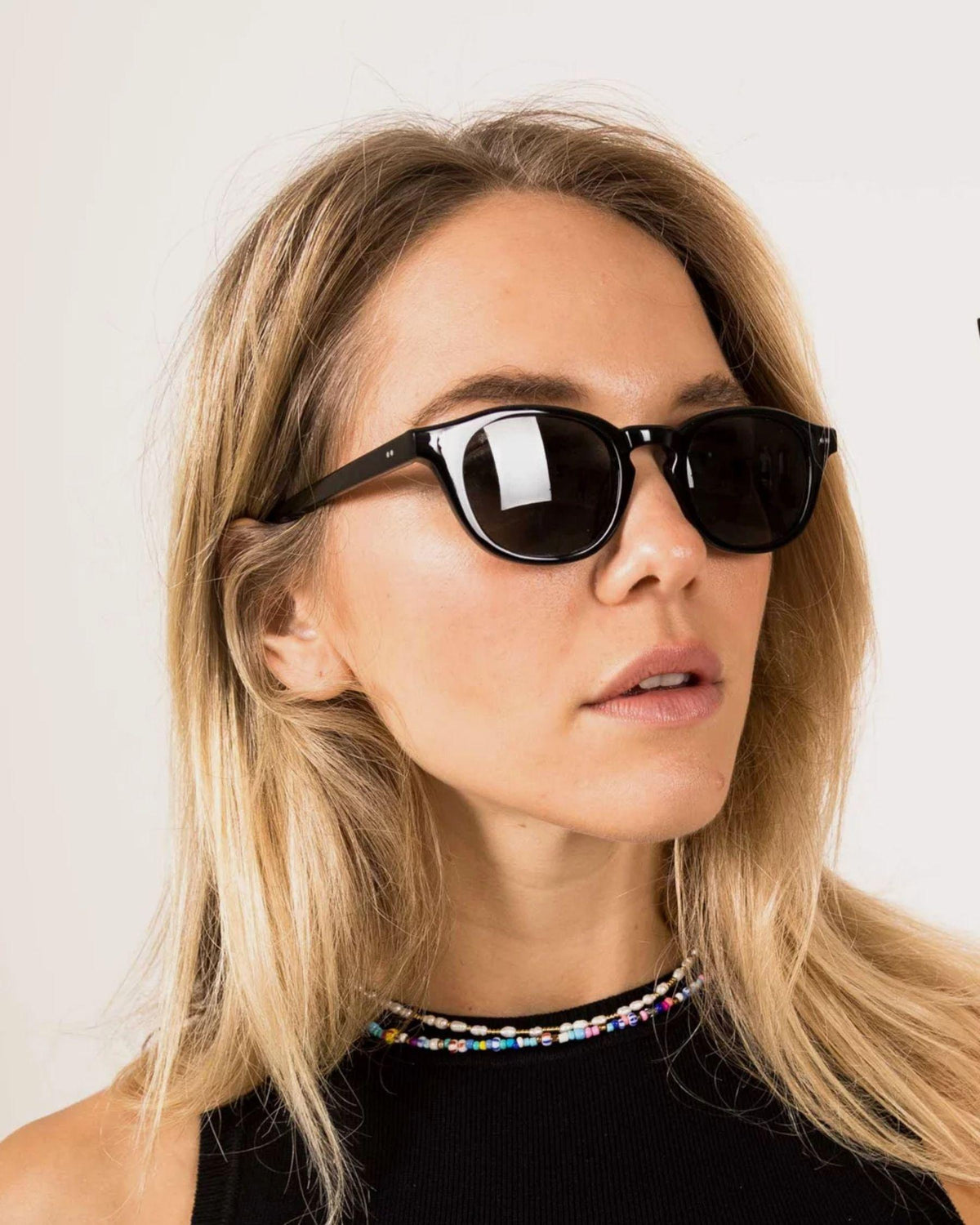Now Or Never Sunglasses - Polarised - Black/Smokey Grey