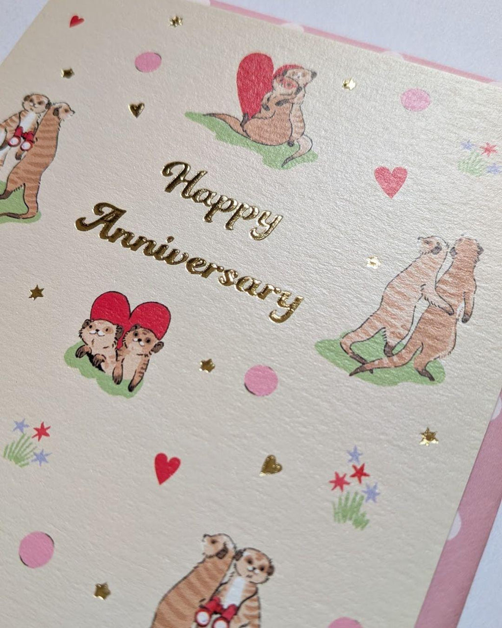 Love'n Time Wedding Anniversary Card - Meerkats