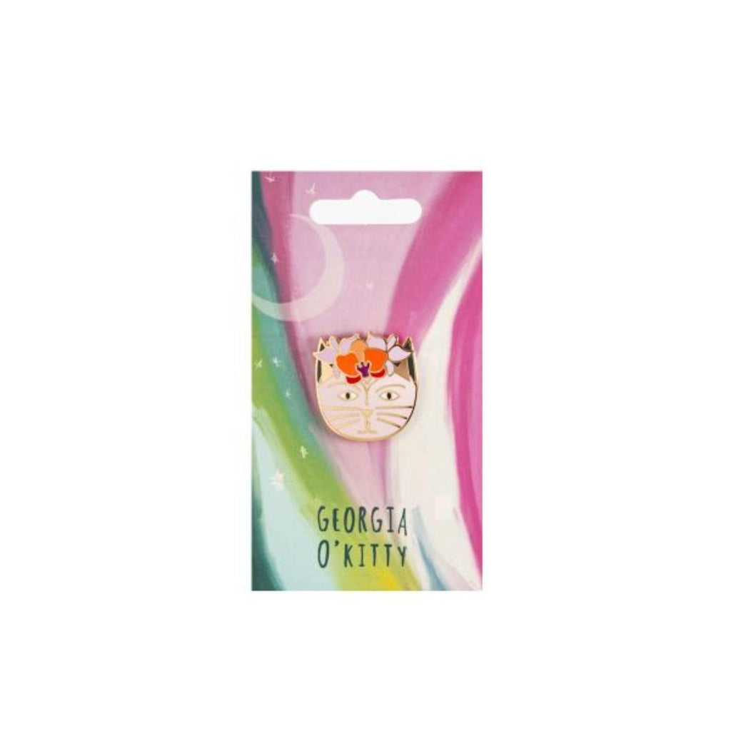 Enamel Pin - Georgia O'Kitty